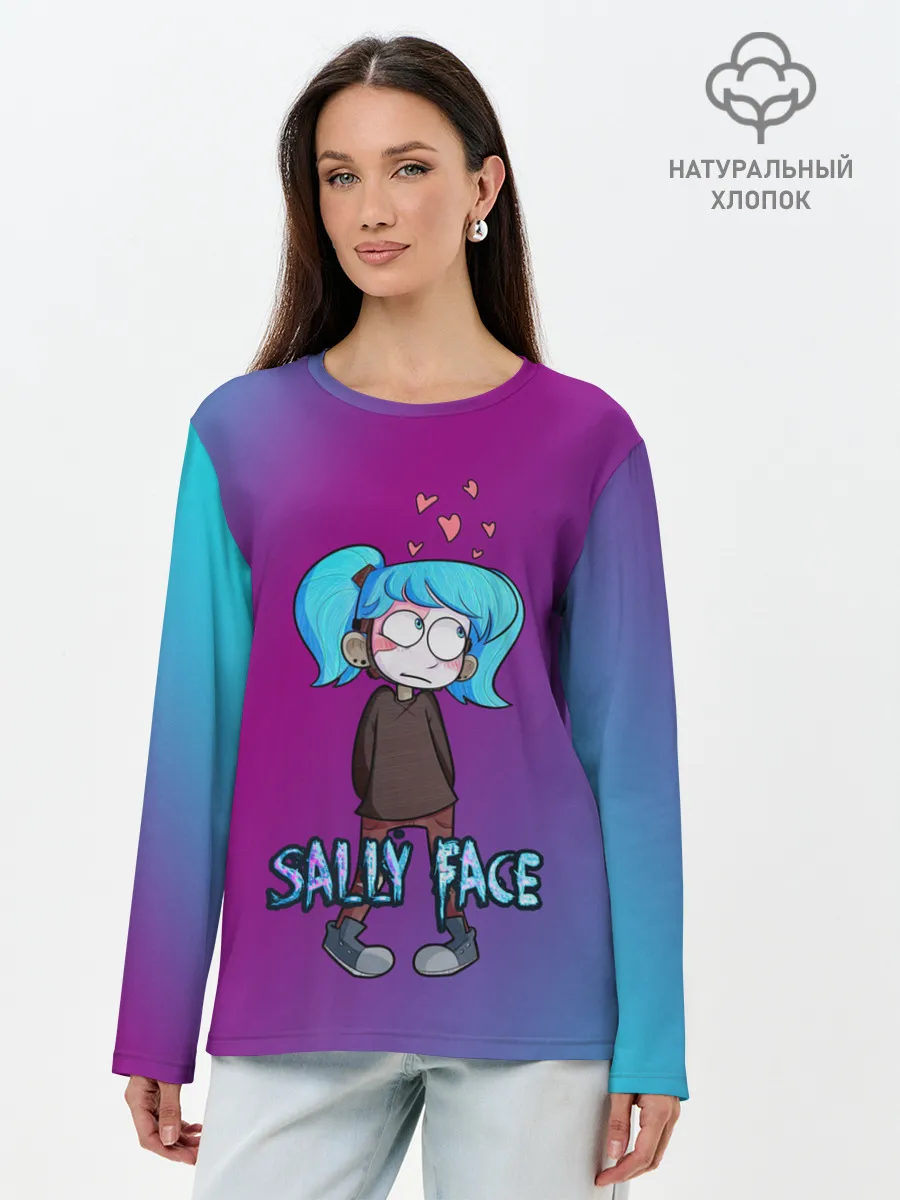 Лонгслив женский. Хлопок / Sally Face