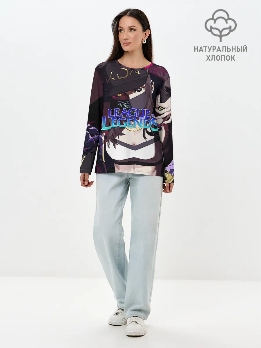 Лонгслив женский. Хлопок / League of Legends