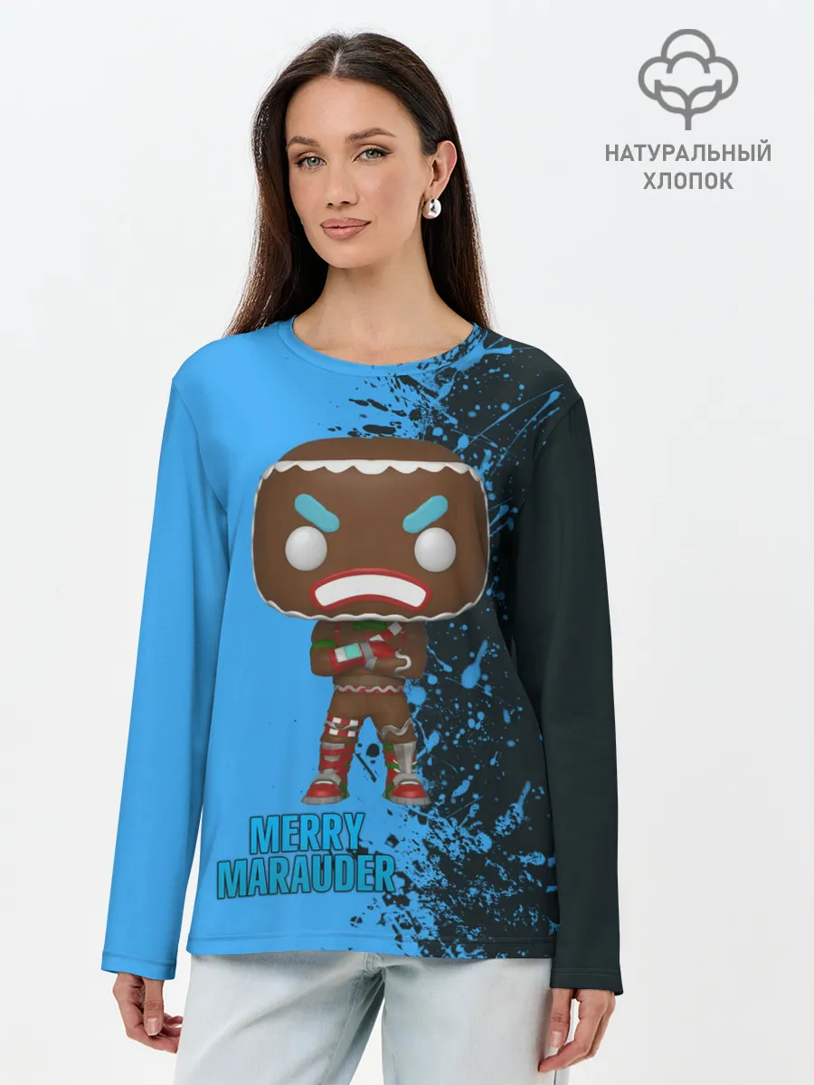 Лонгслив женский. Хлопок / FORTNITE