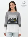 Лонгслив женский. Хлопок / AMG Motorsport