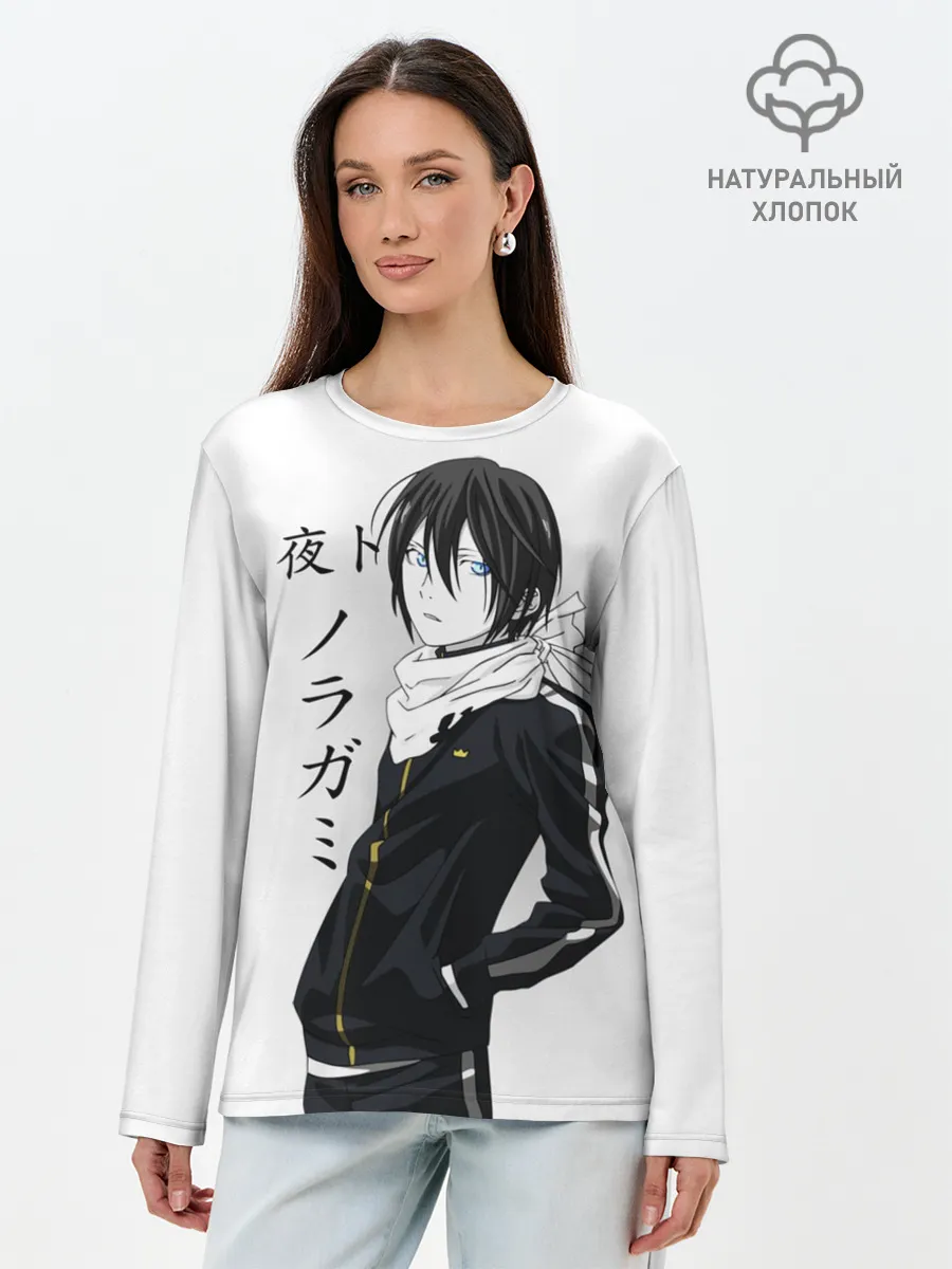Лонгслив женский. Хлопок / ЯБОКУ. Манга