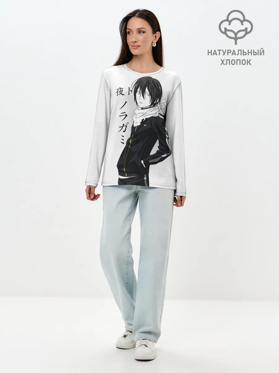 Лонгслив женский. Хлопок / ЯБОКУ. Манга