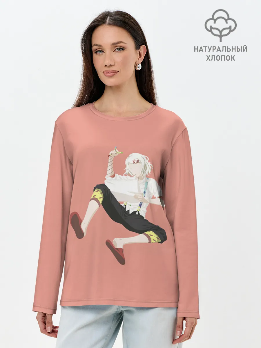 Лонгслив женский. Хлопок / Juuzou Suzuya рисует