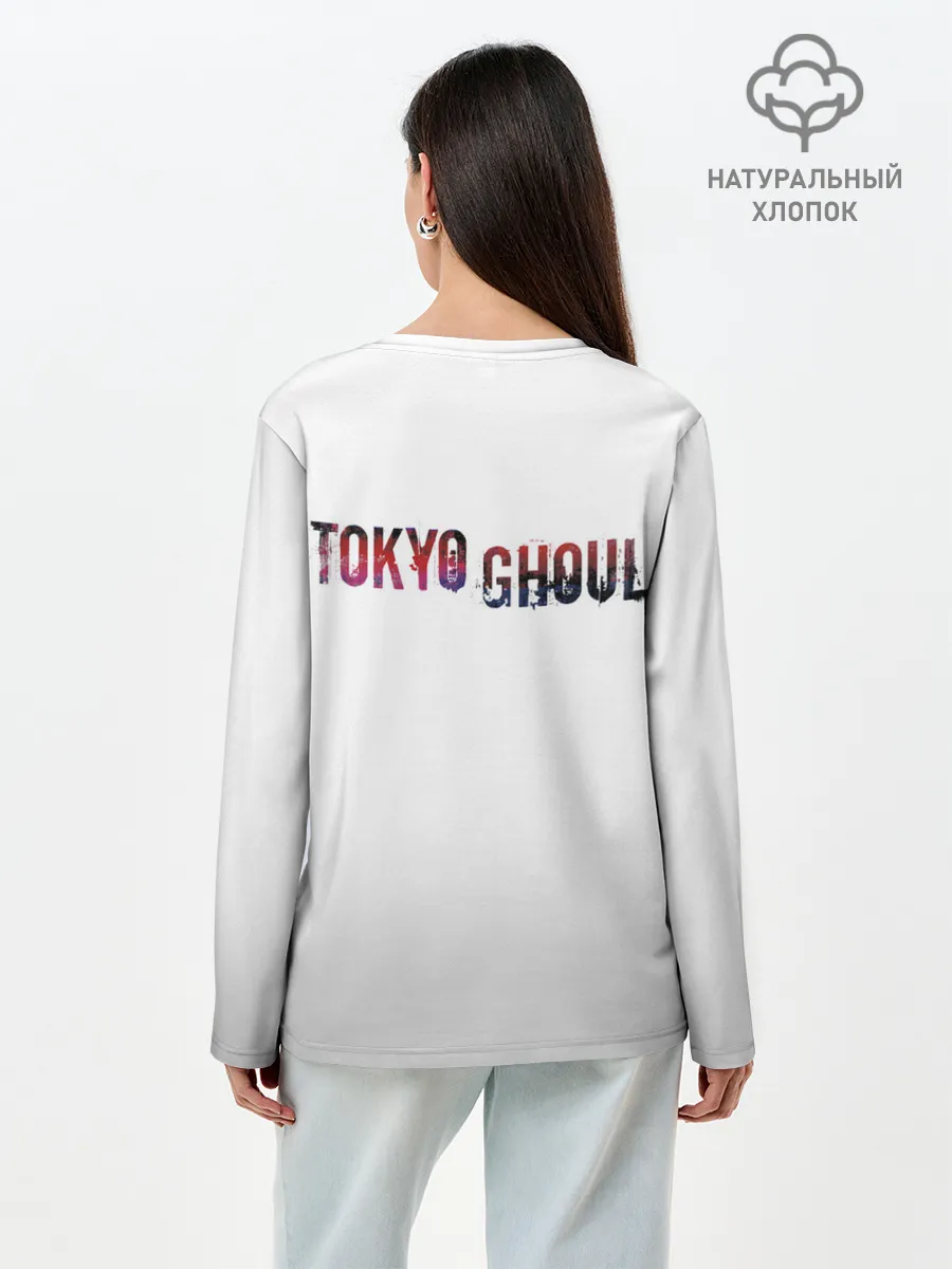 Лонгслив женский. Хлопок / Kaneki Ken в анфас