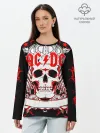 Лонгслив женский. Хлопок / AC/DC