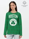 Лонгслив женский. Хлопок / Boston Celtics