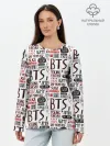 Лонгслив женский. Хлопок / BTS Collage