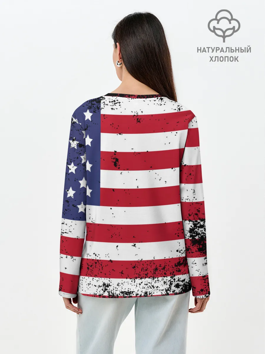 Лонгслив женский. Хлопок / США