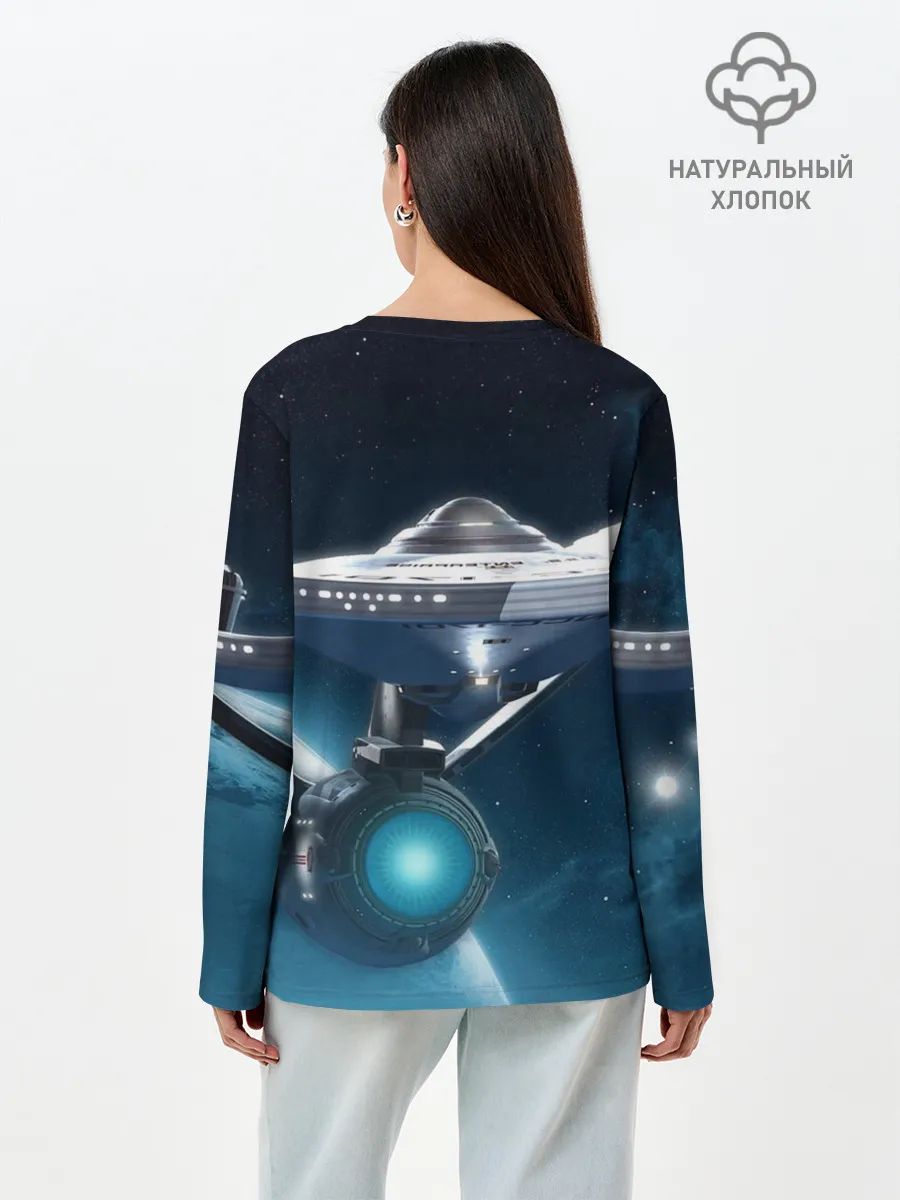 Лонгслив женский. Хлопок / Star Trek