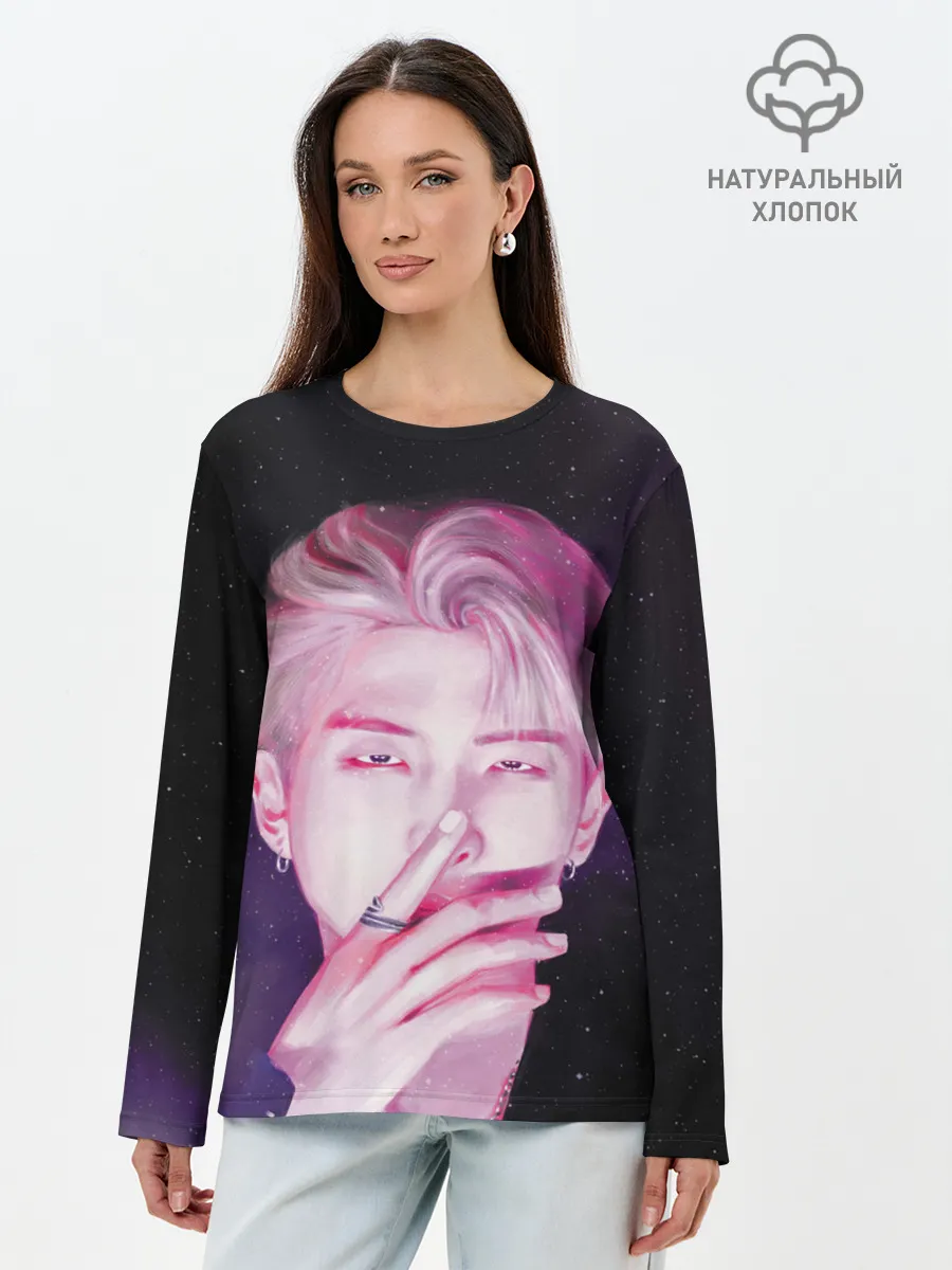 Лонгслив женский. Хлопок / BTS