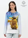 Лонгслив женский. Хлопок / Pikachu Detective