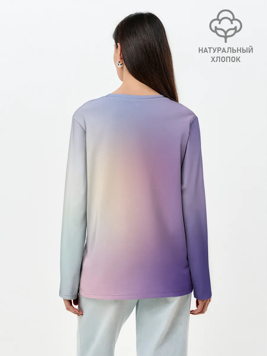 Лонгслив женский. Хлопок / BTS