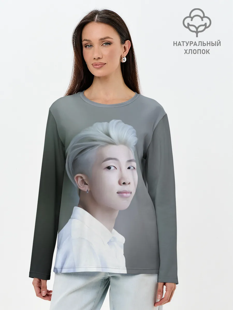 Лонгслив женский. Хлопок / БТС