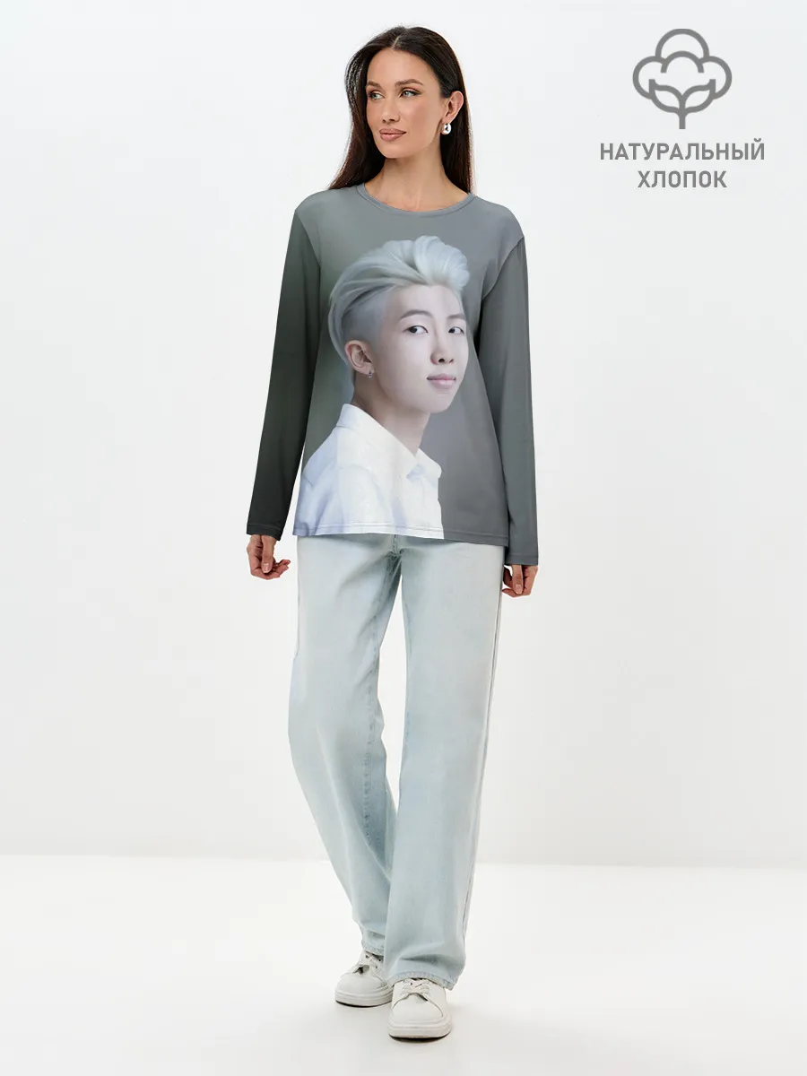 Лонгслив женский. Хлопок / БТС