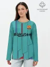 Лонгслив женский. Хлопок / Messi away 19-20