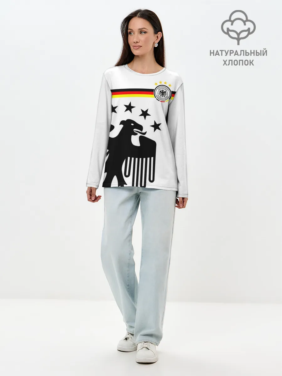 Лонгслив женский. Хлопок / Сборная Германии