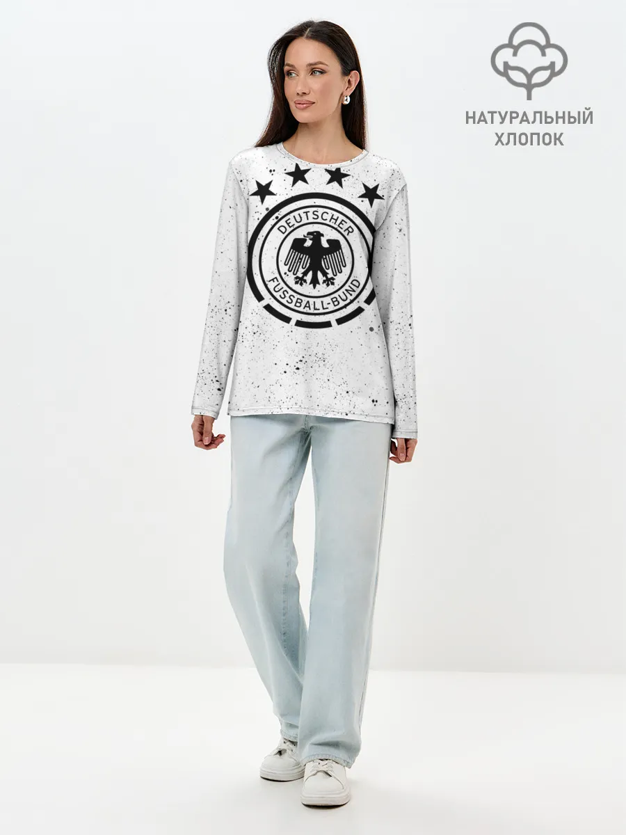 Лонгслив женский. Хлопок / Сборная Германии