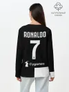 Лонгслив женский. Хлопок / Ronaldo Juventus Home 19/20