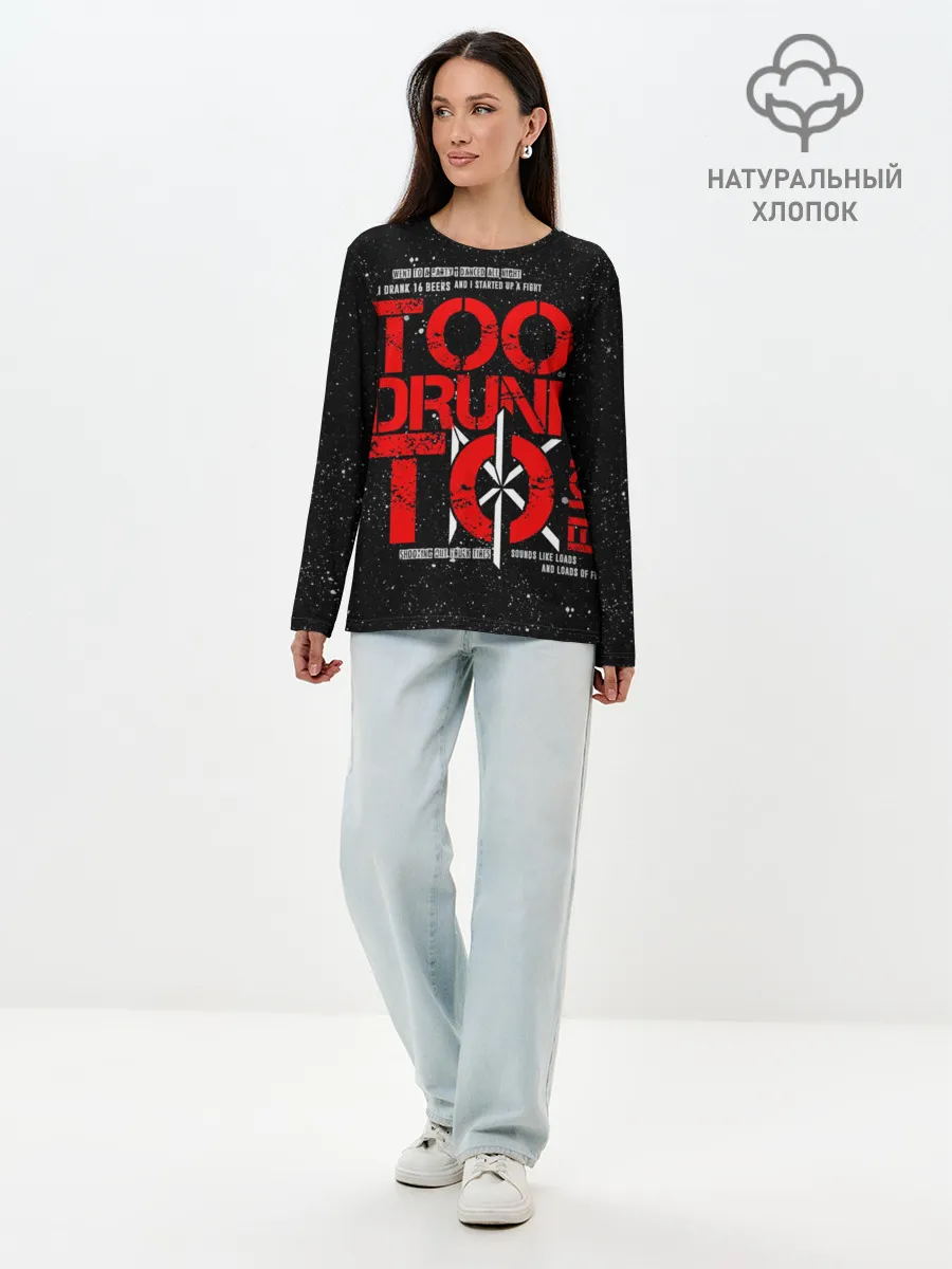 Лонгслив женский. Хлопок / Dead Kennedys