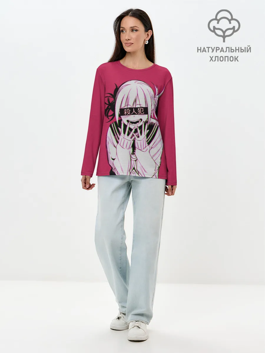 Лонгслив женский. Хлопок / SENPAI