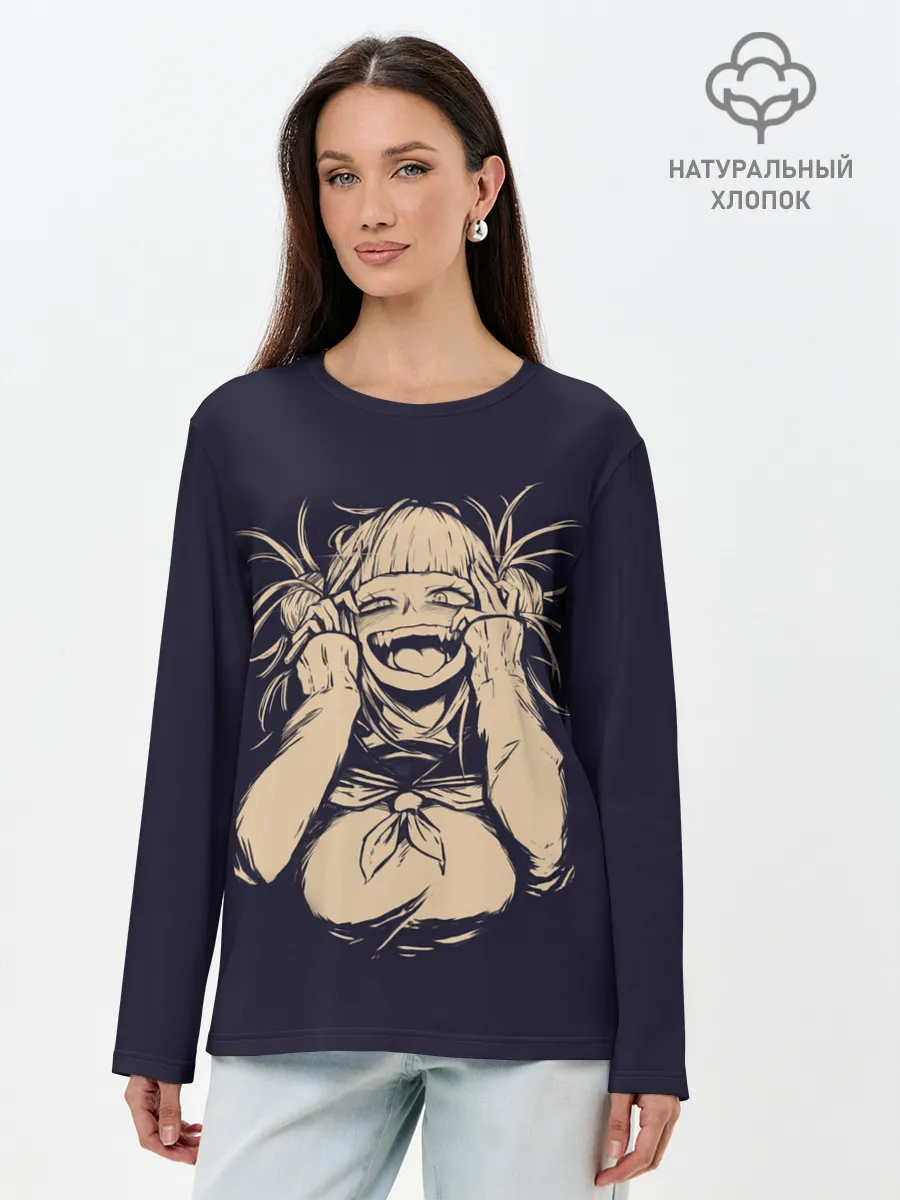 Лонгслив женский. Хлопок / Senpai