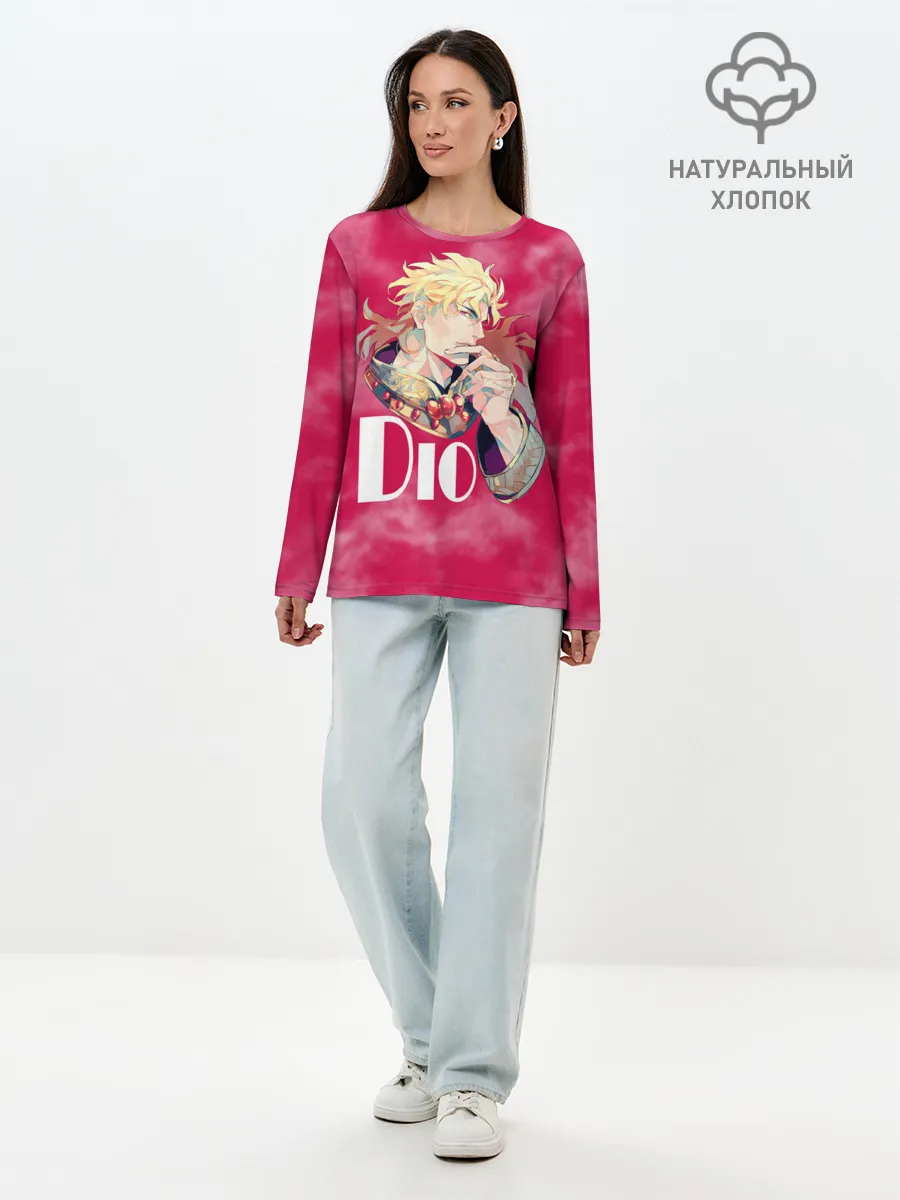 Лонгслив женский. Хлопок / JoJo Bizarre Adventure