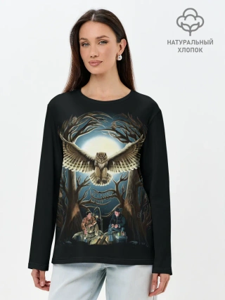 Лонгслив женский. Хлопок / Twin Peaks