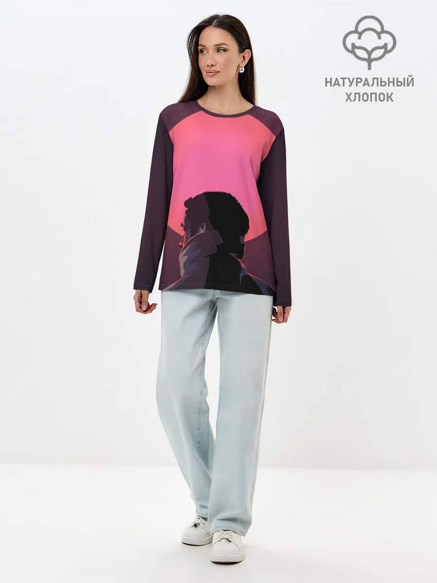 Лонгслив женский. Хлопок / Райан Гослинг