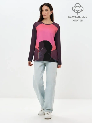 Лонгслив женский. Хлопок / Райан Гослинг