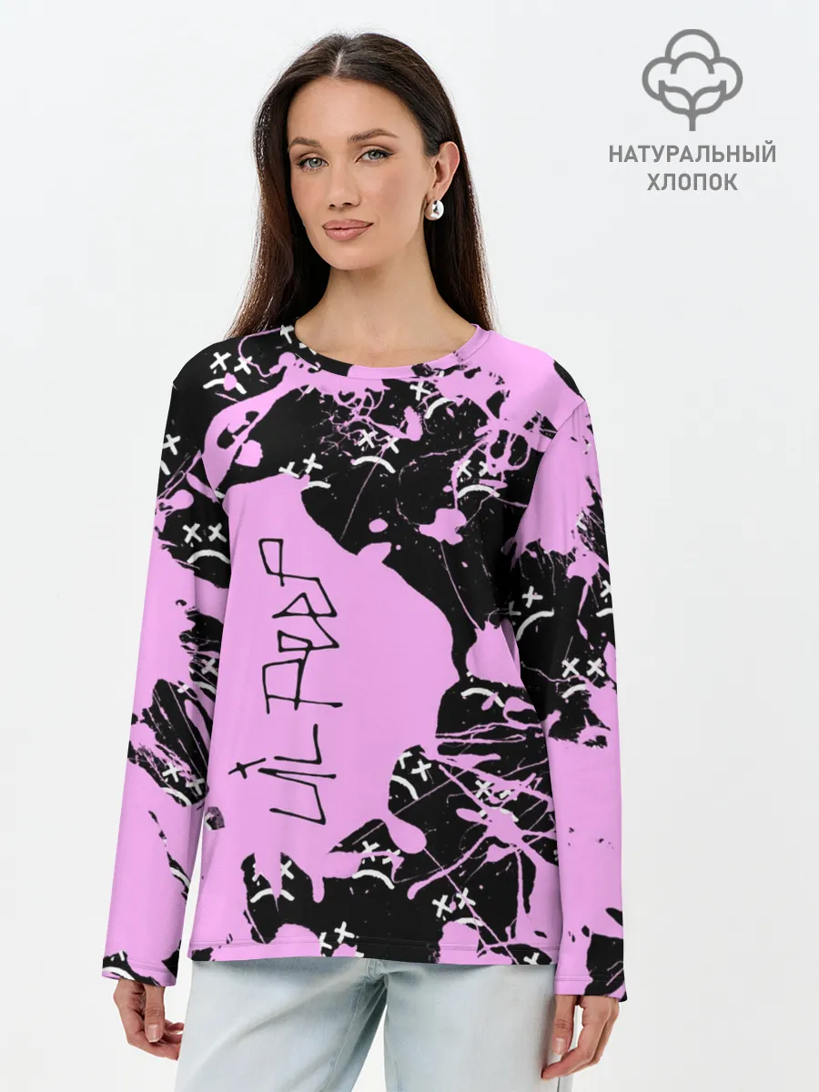 Лонгслив женский. Хлопок / LIL PEEP