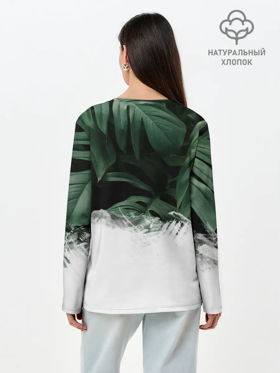 Лонгслив женский. Хлопок / Лето