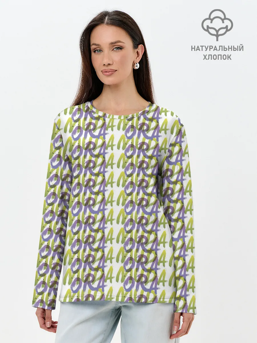 Лонгслив женский. Хлопок / JoJo Bizarre Adventure