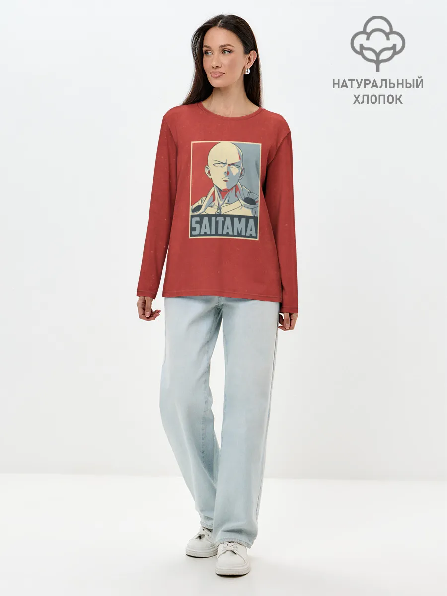 Лонгслив женский. Хлопок / Saitama