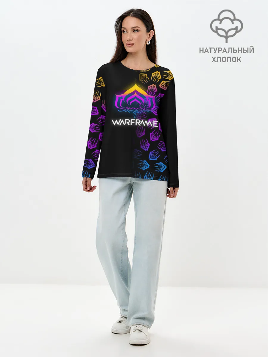 Лонгслив женский. Хлопок / WARFRAME