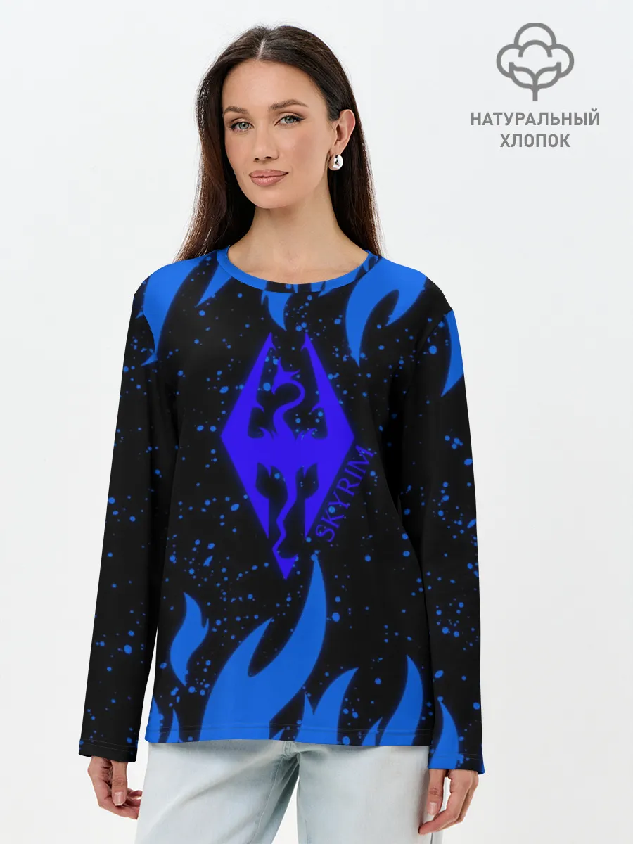 Лонгслив женский. Хлопок / SKYRIM