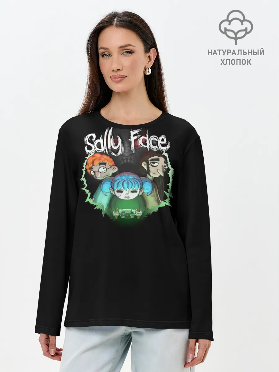 Лонгслив женский. Хлопок / Todd,Sally,Larry