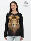 Лонгслив женский. Хлопок / Лев