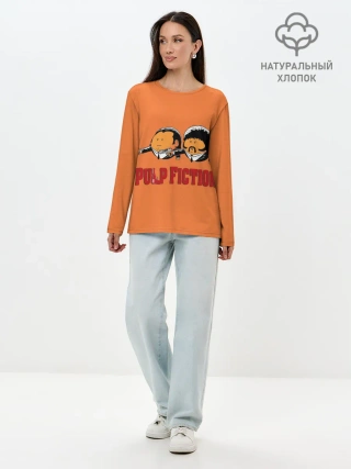 Лонгслив женский. Хлопок / Pulp Fiction - Art 2