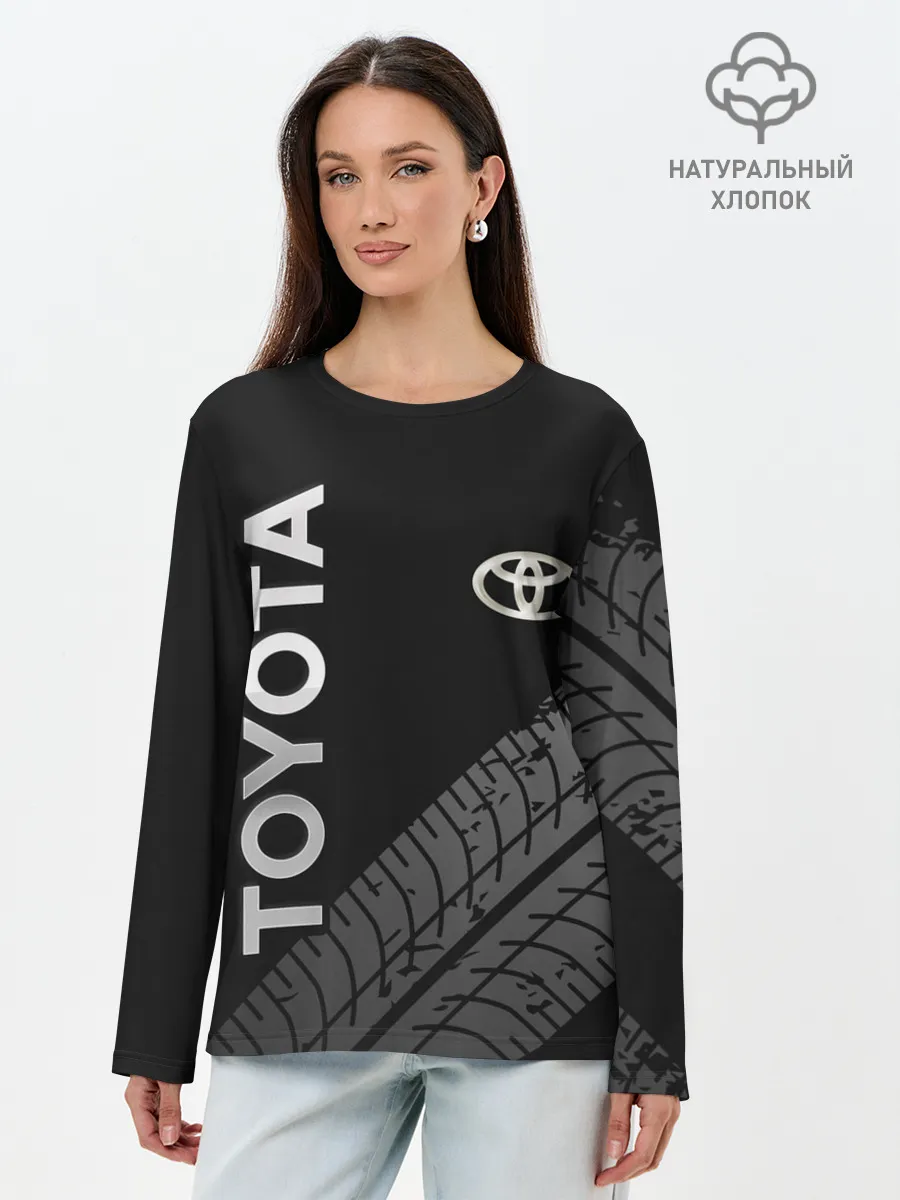 Лонгслив женский. Хлопок / Toyota
