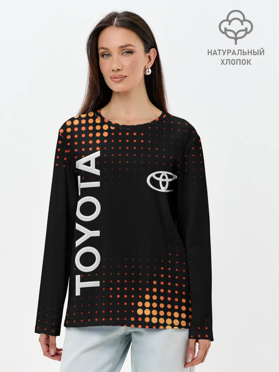 Лонгслив женский. Хлопок / Toyota