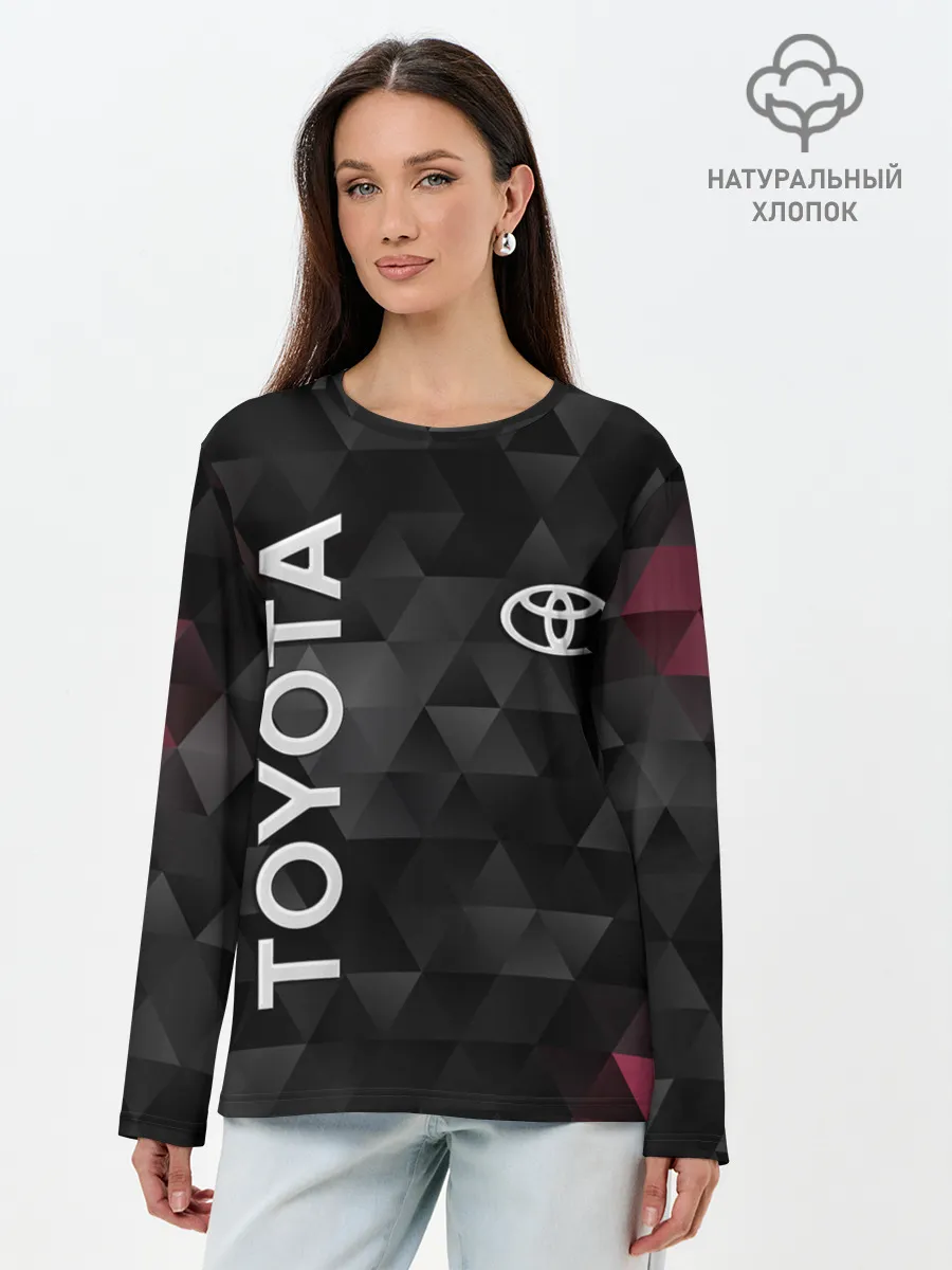 Лонгслив женский. Хлопок / Toyota