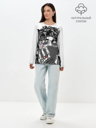 Лонгслив женский. Хлопок / Scarlxrd