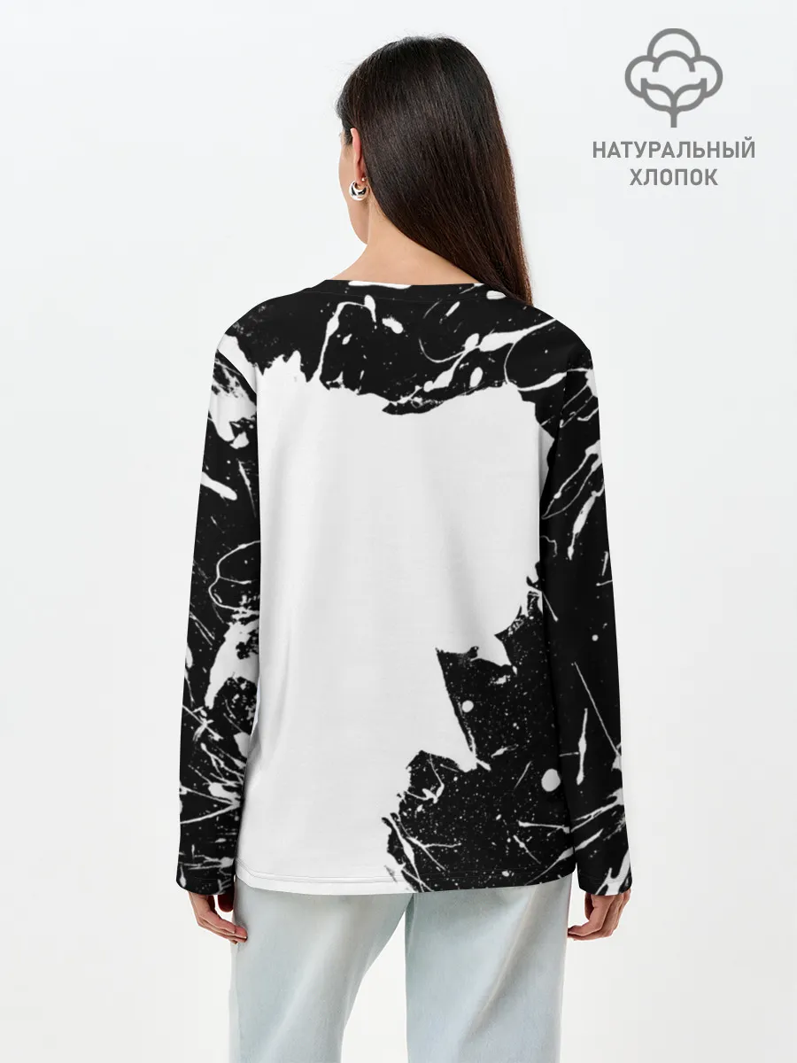 Лонгслив женский. Хлопок / METAL GEAR SOLID