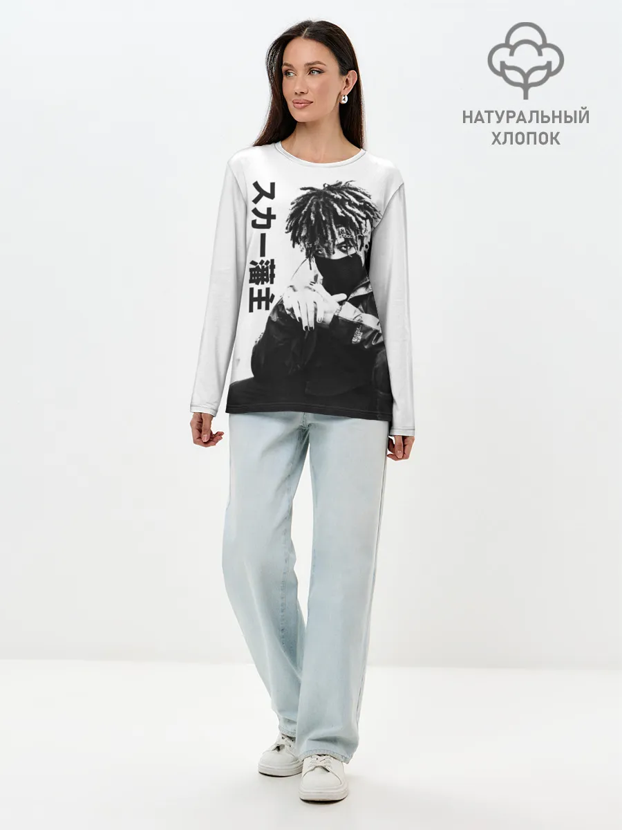 Лонгслив женский. Хлопок / Scarlxrd