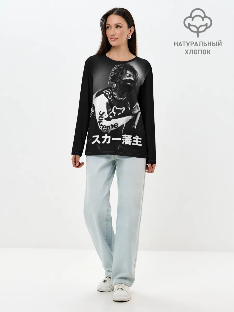 Лонгслив женский. Хлопок / Scarlxrd