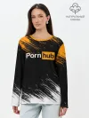 Лонгслив женский. Хлопок / Порно