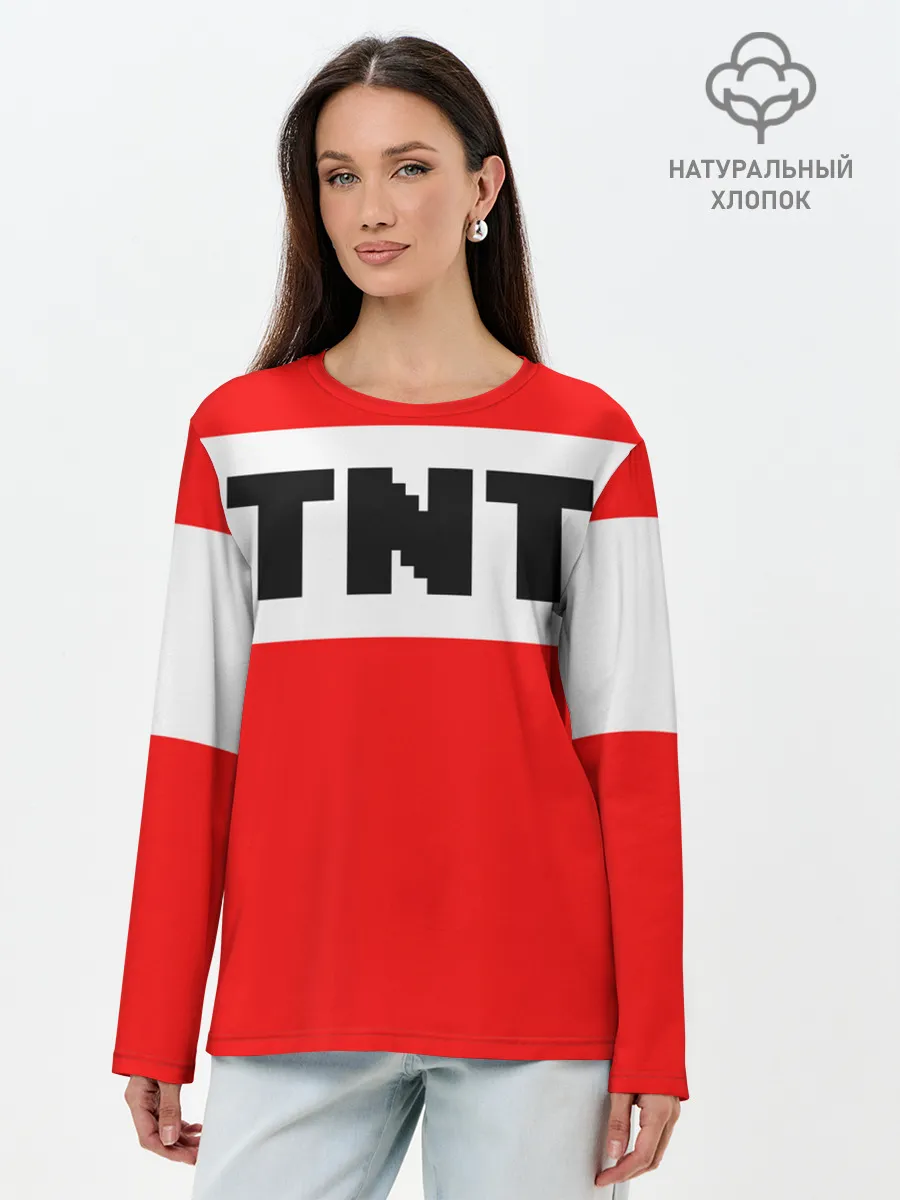 Лонгслив женский. Хлопок / TNT