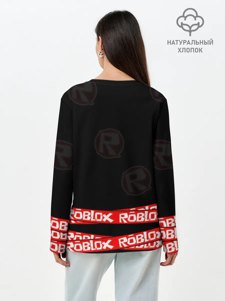 Лонгслив женский. Хлопок / Roblox 2