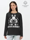 Лонгслив женский. Хлопок / GYM BUNNY