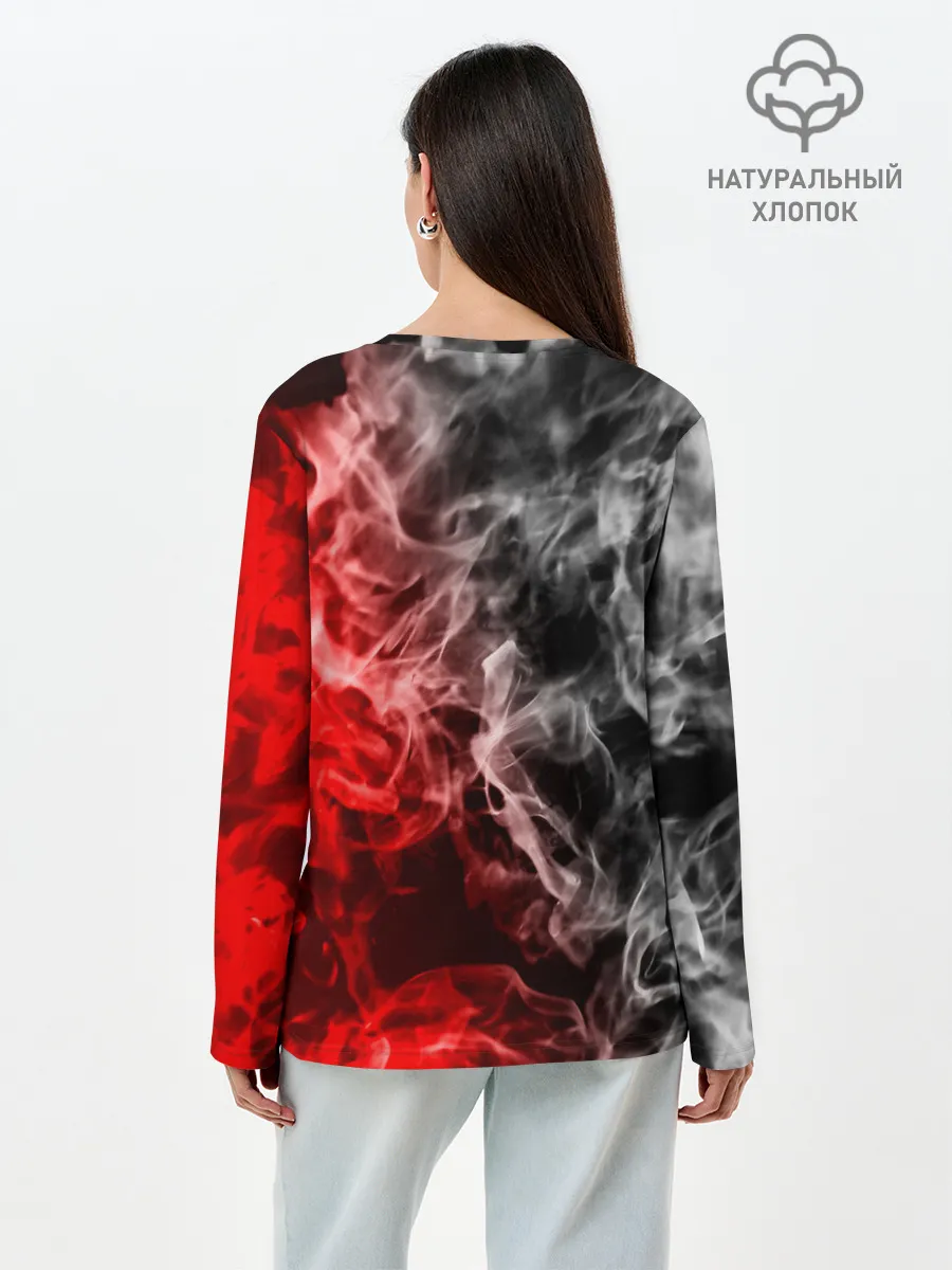 Лонгслив женский. Хлопок / БИТВА ОГНЕЙ